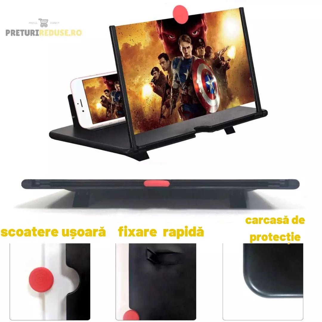 AMPLIFICATOR ECRAN PENTRU ORICE TELEFON 12 inch Preturi Reduse