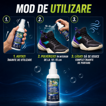 Spray deodorant pentru incaltaminte ShoeSecret