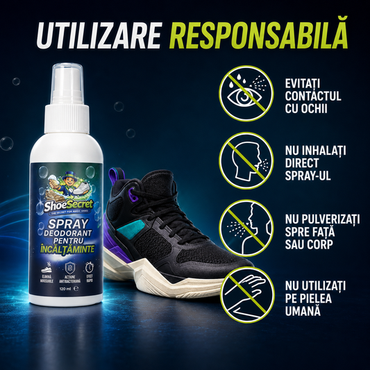 Spray deodorant pentru incaltaminte ShoeSecret