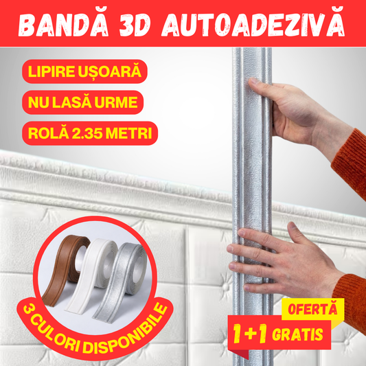 1+1 GRATIS BANDA DECORATIVA 3D