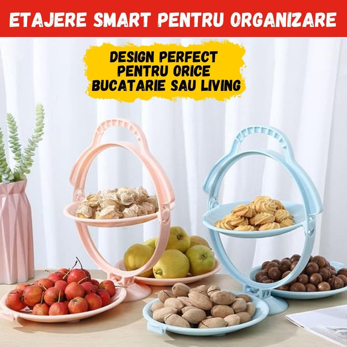 SET 2 ETAJERE PLIABILE PENTRU GUSTARI