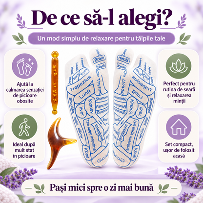 Set Masaj Reflexoterapie pentru Tălpi