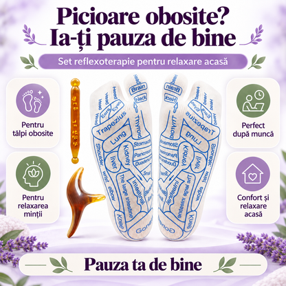 Set Masaj Reflexoterapie pentru Tălpi