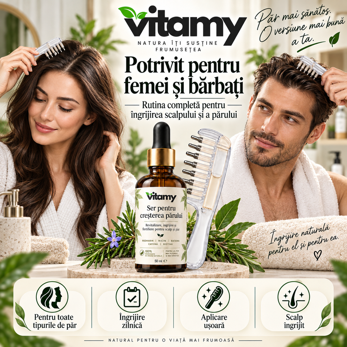 SET PENTRU INGRIJIREA PARULUI