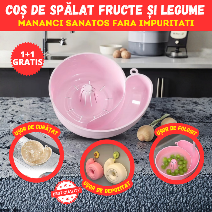 COS SMART PENTRU  SPALAT FRUCTE SI LEGUME