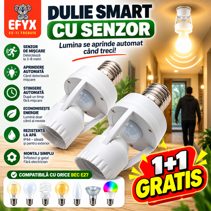 1+1 DULIE SMART CU SENZOR DE MISCARE