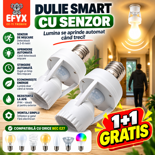 1+1 DULIE SMART CU SENZOR DE MISCARE