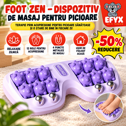 FOOT ZEN – Dispozitiv Revoluționar pentru Masajul Picioarelor!