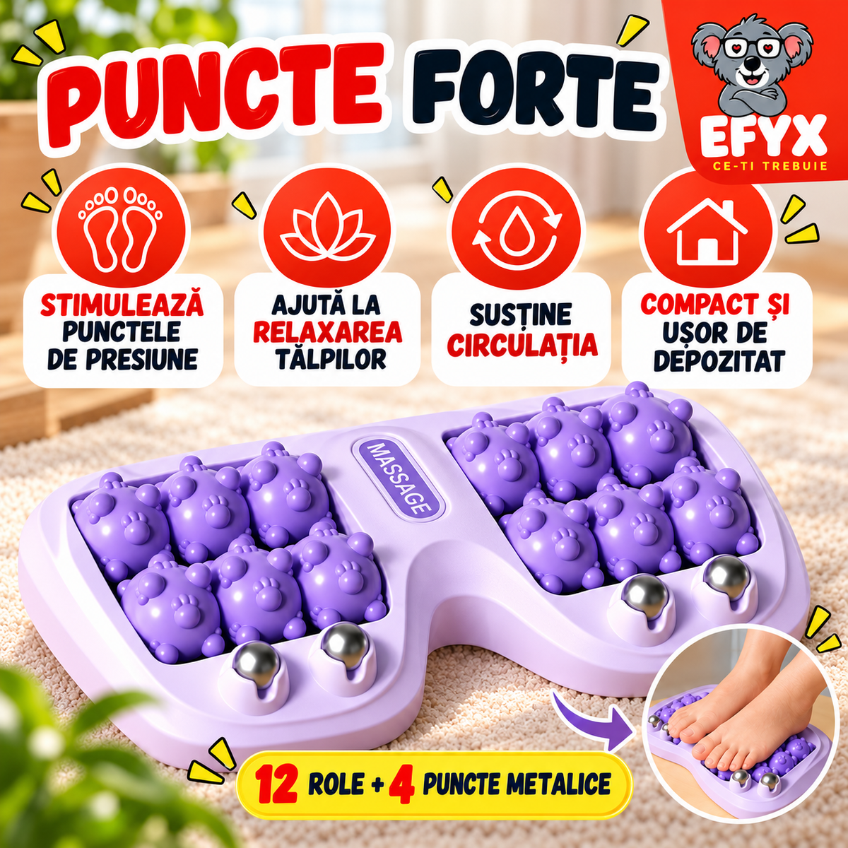 FOOT ZEN – Dispozitiv Revoluționar pentru Masajul Picioarelor!