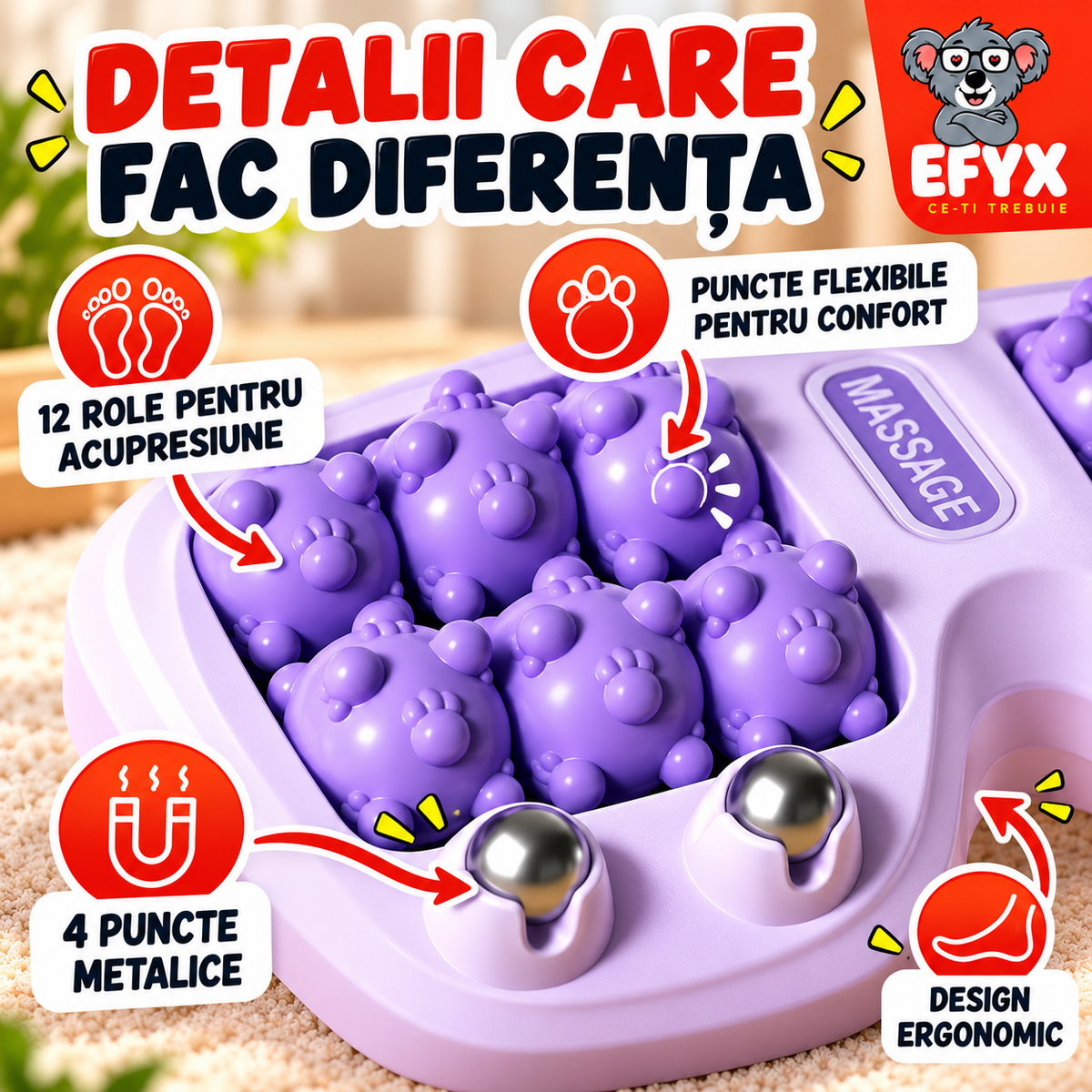 FOOT ZEN – Dispozitiv Revoluționar pentru Masajul Picioarelor!