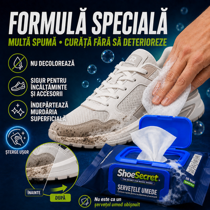 Servetele umede pentru incaltaminte ShoeSecret
