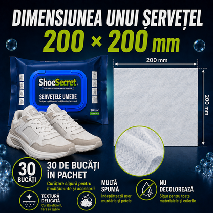 Servetele umede pentru incaltaminte ShoeSecret