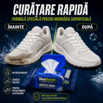 Servetele umede pentru incaltaminte ShoeSecret