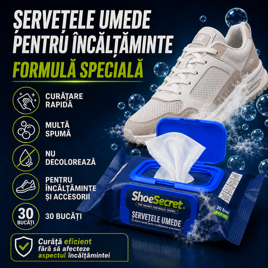 Servetele umede pentru incaltaminte ShoeSecret
