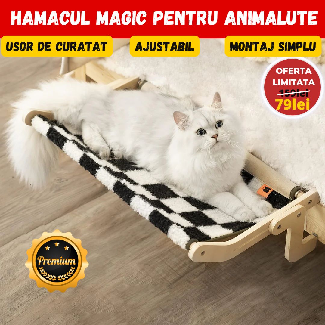 HAMACUL MAGIC PENTRU ANIMALUTE