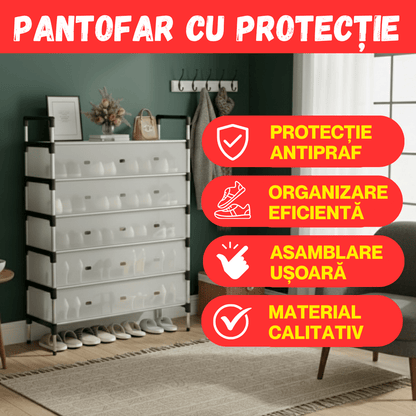 PANTOFAR CU PROTECTIE ANTI PRAF
