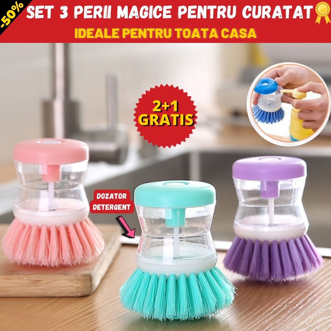 SET 3 PERII MAGICE PENTRU CURATAT