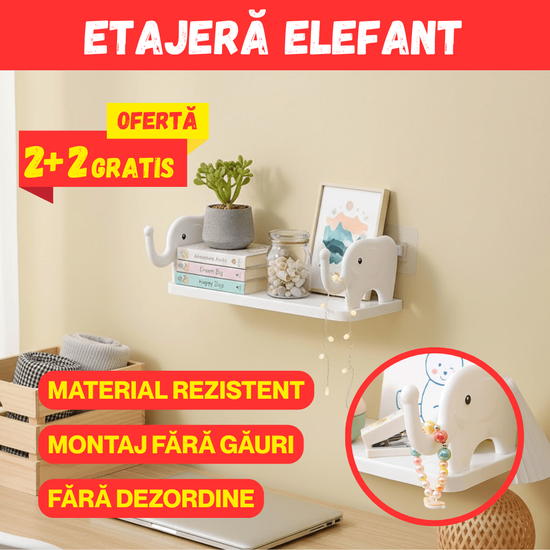 SET 4 ETAJERE ELEFANT