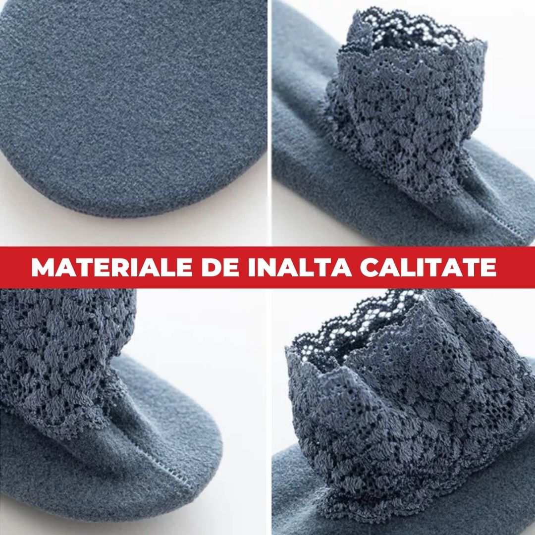 SET 8 PERECHI DE SOSETE CU DANTELA