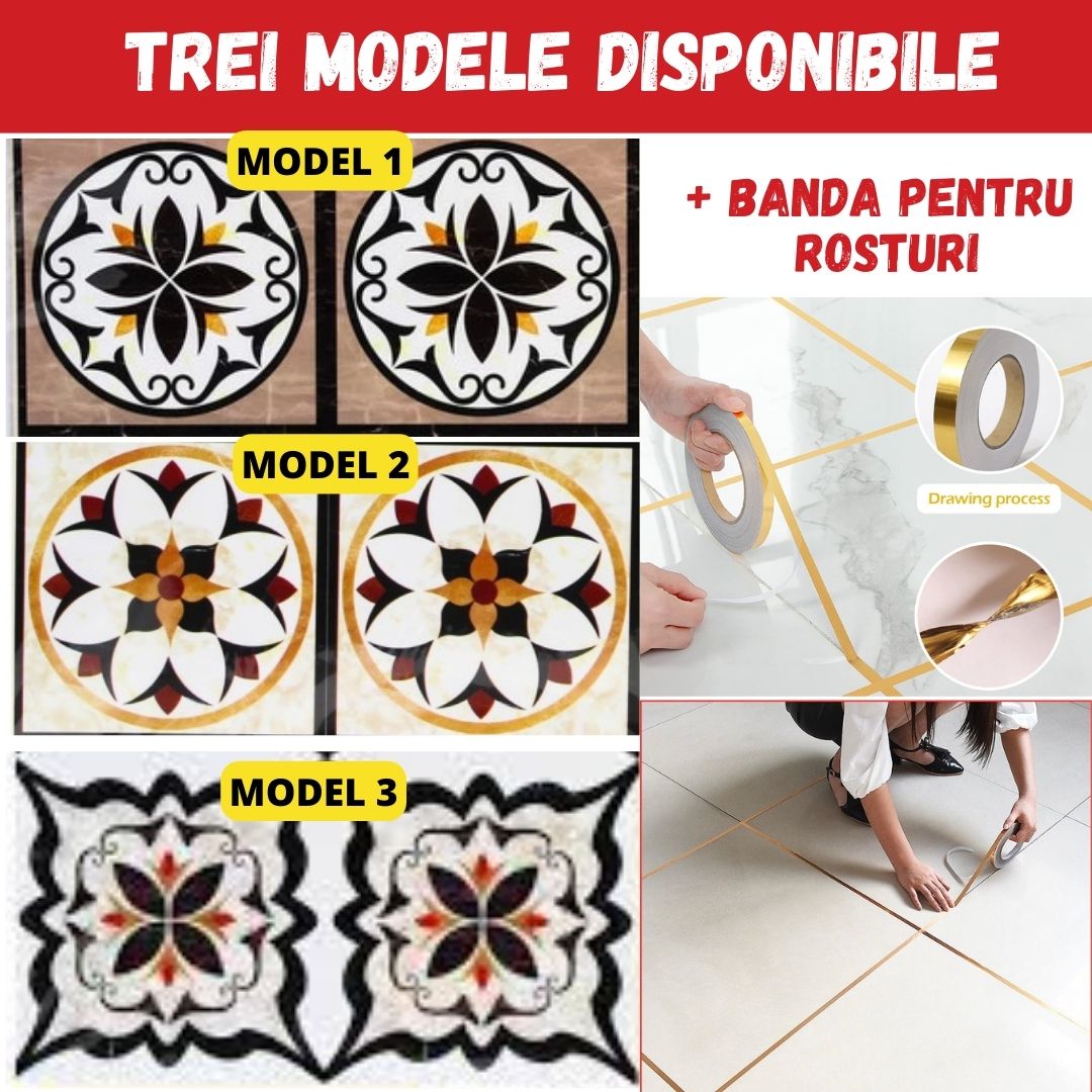 SET DECORATIV 16 stickere + banda 50m