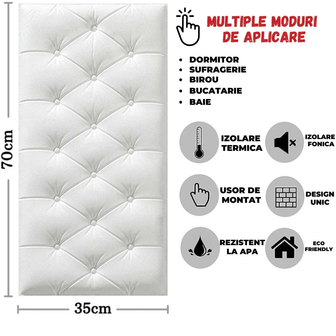 TAPET ADEZIV 3D - 10 BUCATI