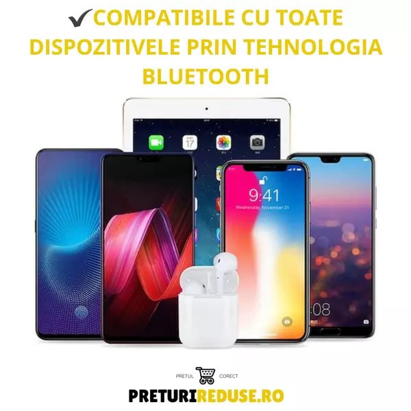 CĂȘTI WIRELESS BLUETOOTH Preturi Reduse 