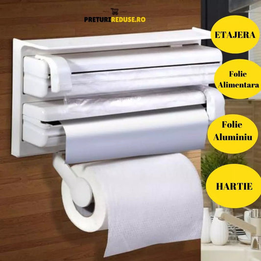 ORGANIZATOR BUCATARIE 4 IN 1 + ASCUTITOR CUTITE CADOU Preturi Reduse 