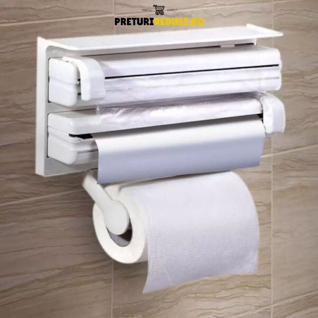 ORGANIZATOR BUCATARIE 4 IN 1 + ASCUTITOR CUTITE CADOU Preturi Reduse 